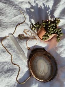 Agate Crystal Coasters