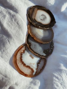 Agate Crystal Coasters