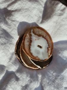 Agate Crystal Coasters