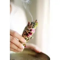 Load image into Gallery viewer, Floral + White Sage Smudge Stick
